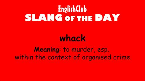 whack meaning slang